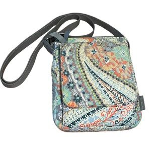 Vera Bradley mini hipster in citrus paisley